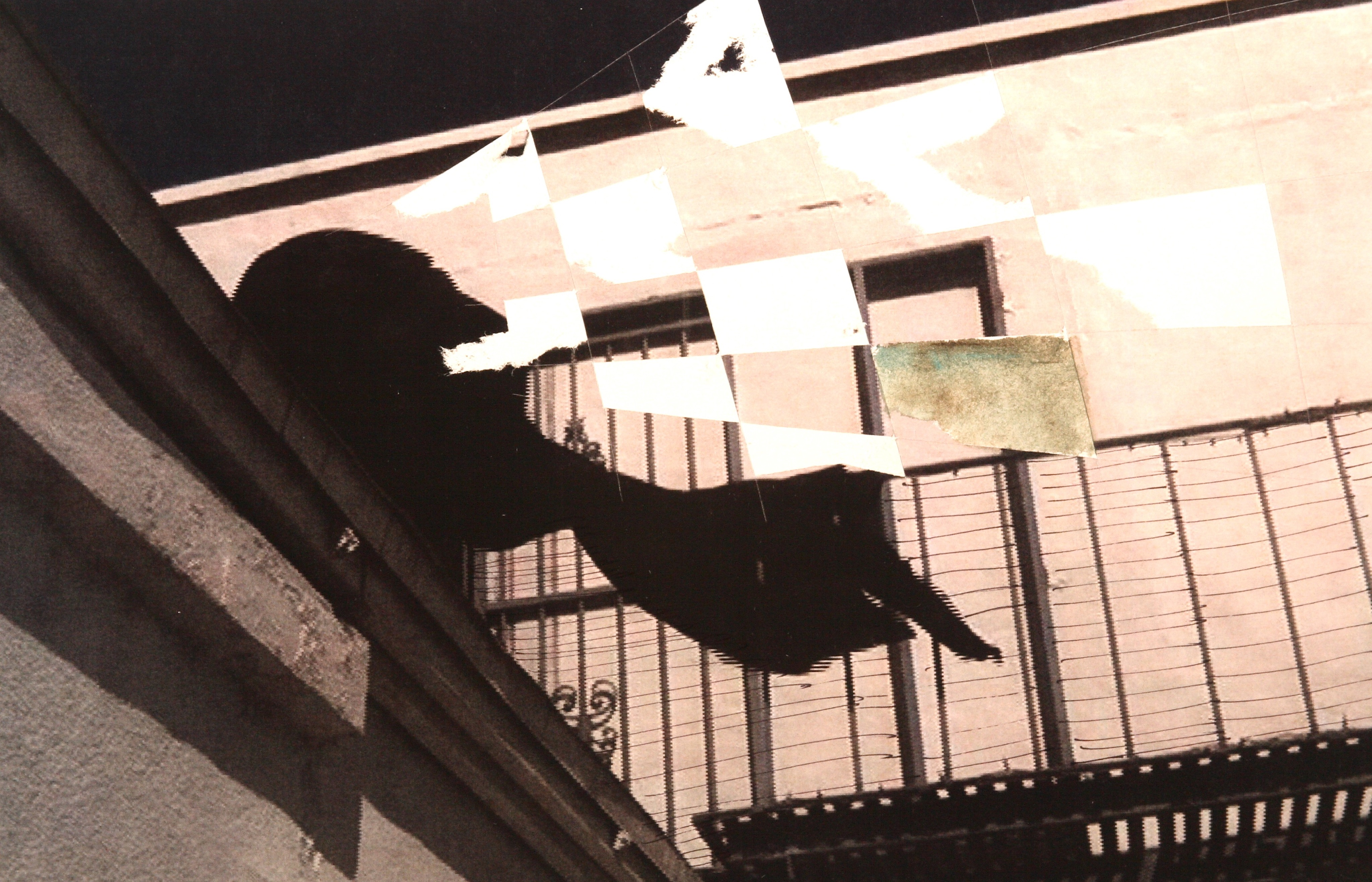 Again and again(video still frame), three channel video, one minute loop, dimensions variable, 2012